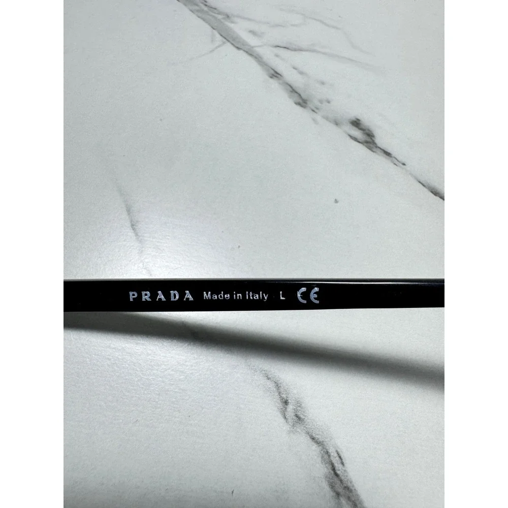 Prada VPR 13V Black Cat Eye Eyeglasses Frames 51-17-140 1AB-1O1 Made in Italy